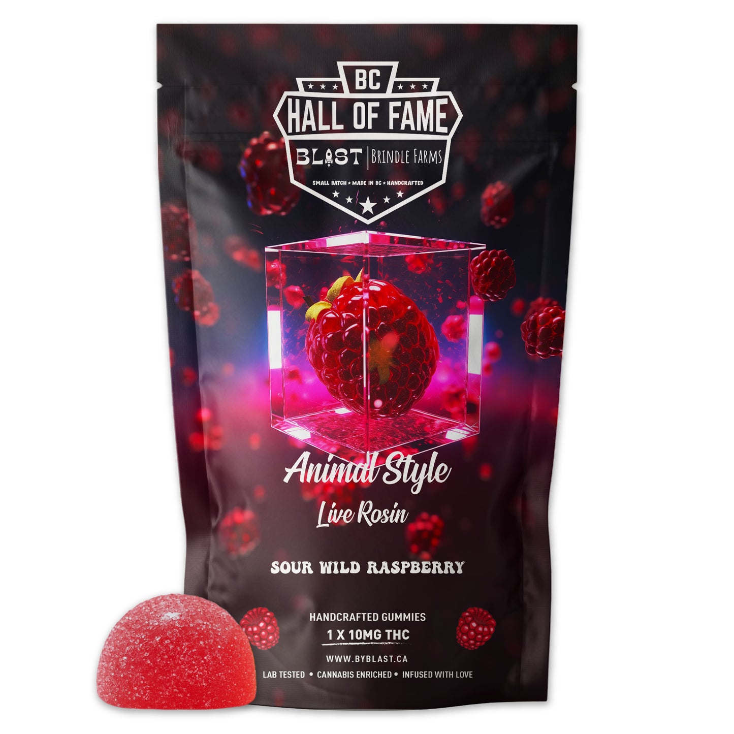 Animal Style Sour Wild Raspberry - Live Rosin