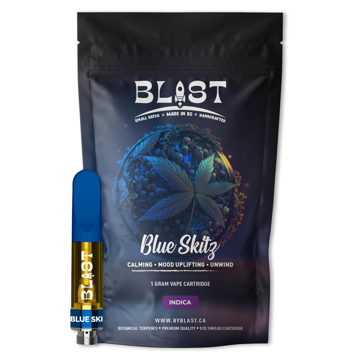Blue SKITZ Vape Cartridge