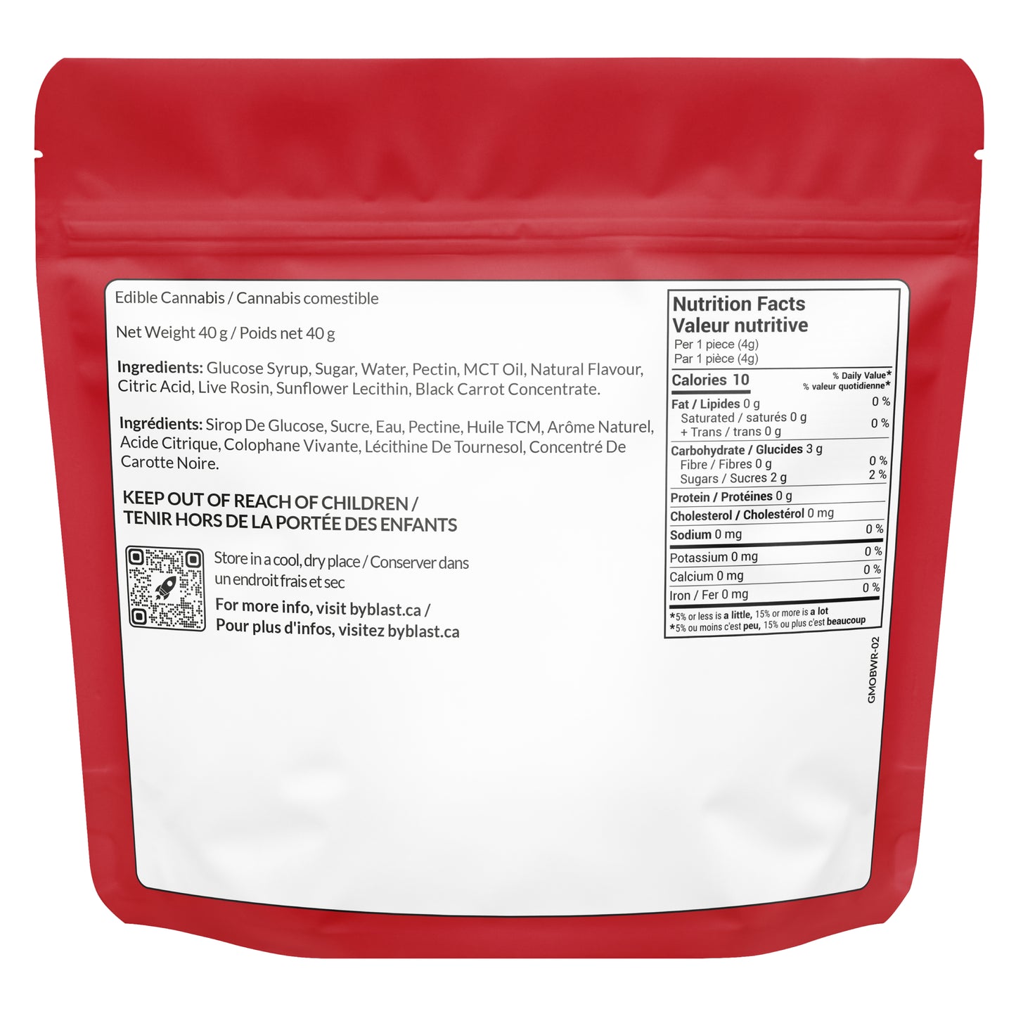 Jumbo Pack - Sour Wild Raspberry Live Rosin