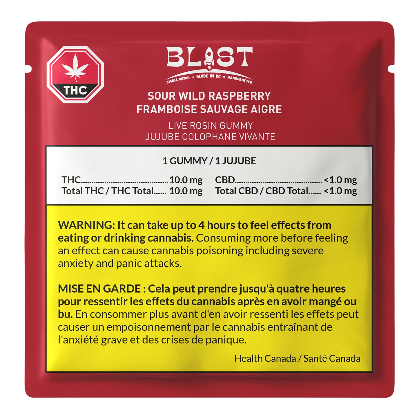 Jumbo Pack - Sour Wild Raspberry Live Rosin