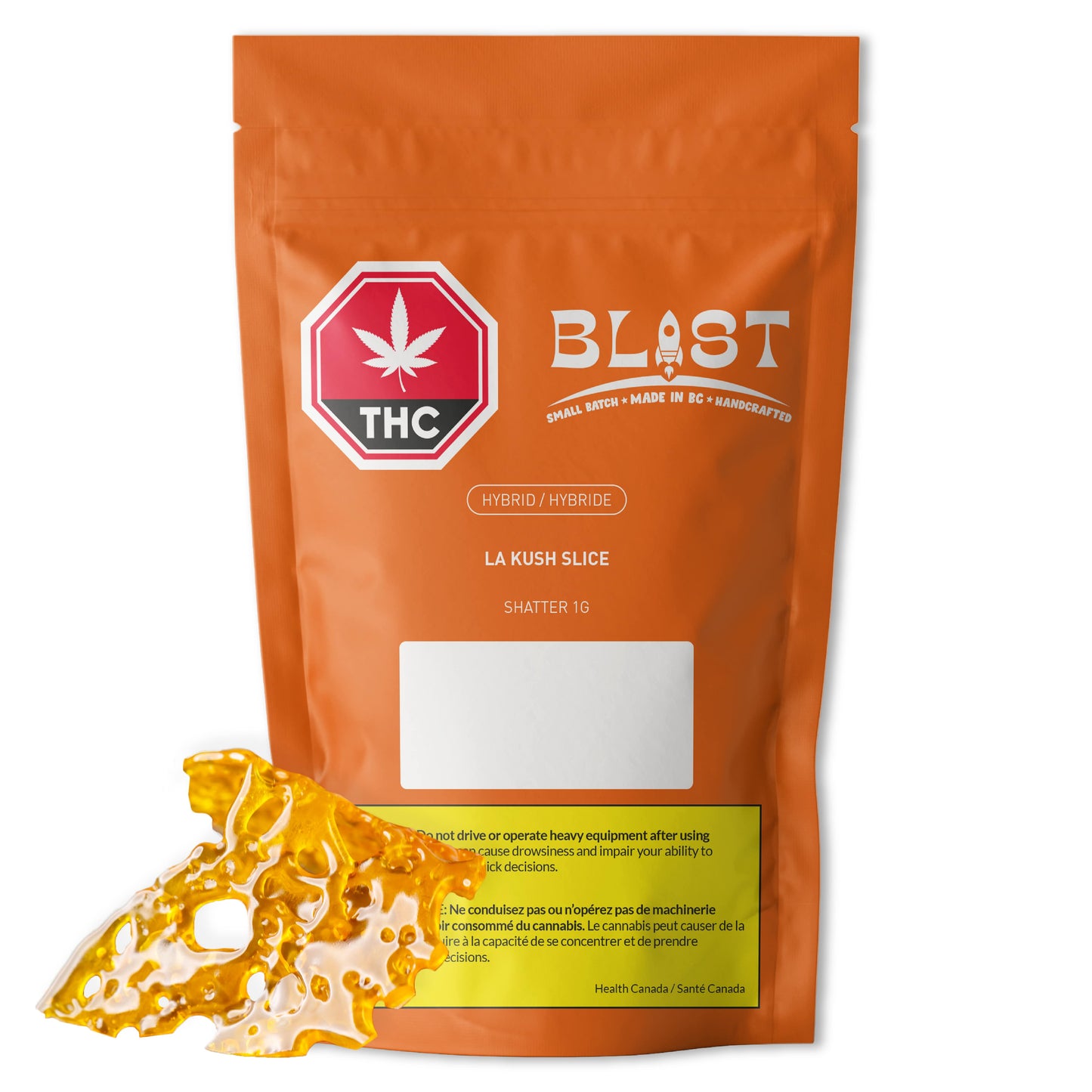 LA Kush Slice Shatter