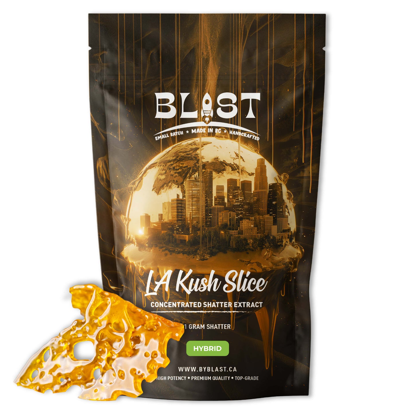 LA Kush Slice Shatter