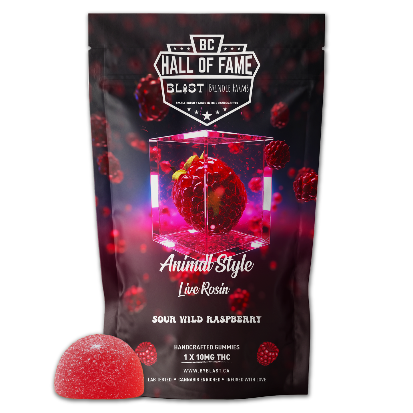 Animal Style Sour Wild Raspberry - Live Rosin
