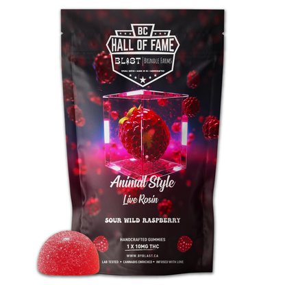 Animal Style Sour Wild Raspberry - Live Rosin