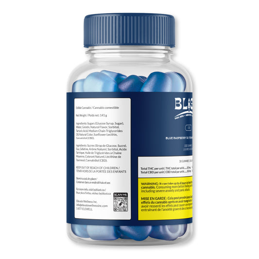 Mighty Blue Raspberry 50mg – CBD Gummies