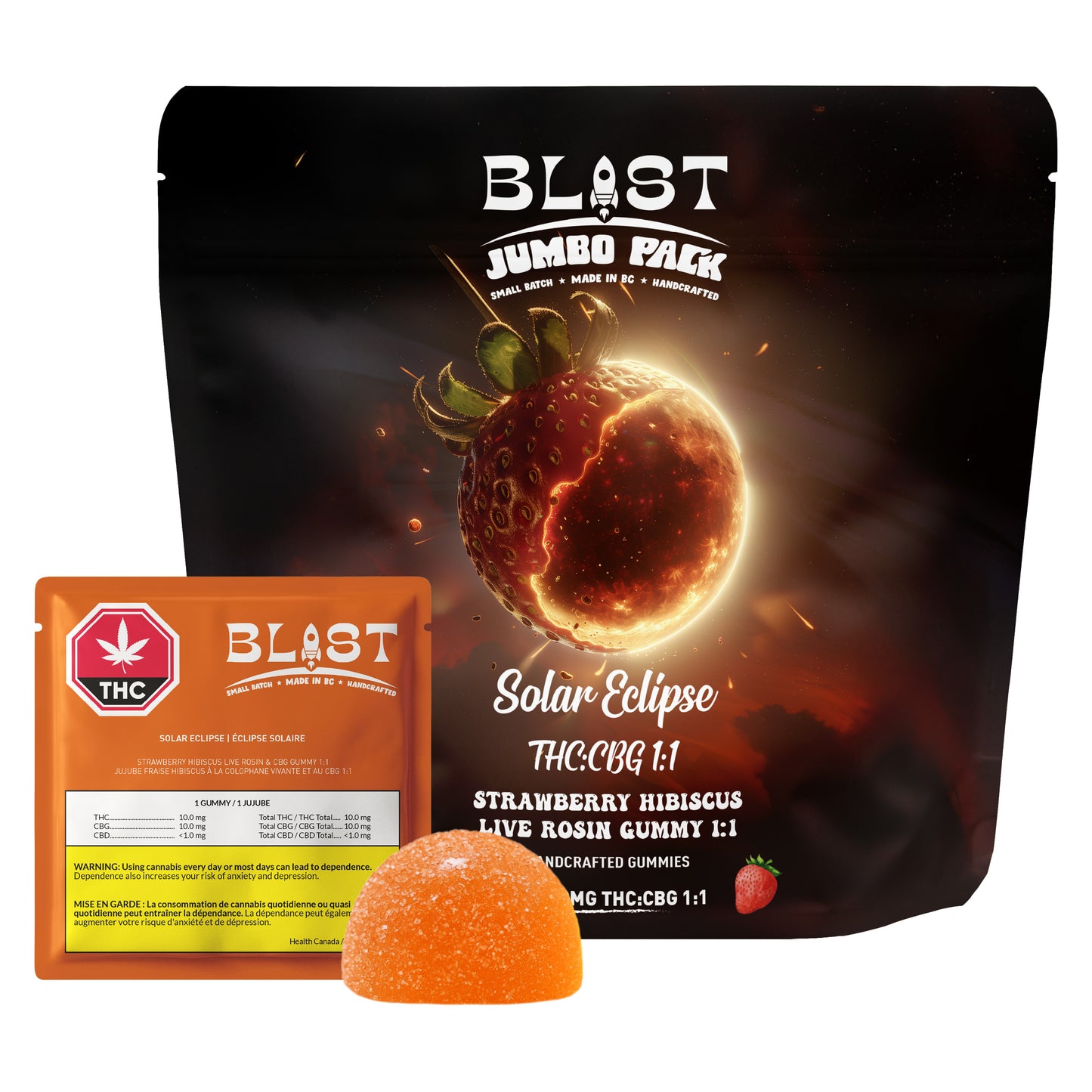 Jumbo Pack - Solar Eclipse CBG:THC Live Rosin