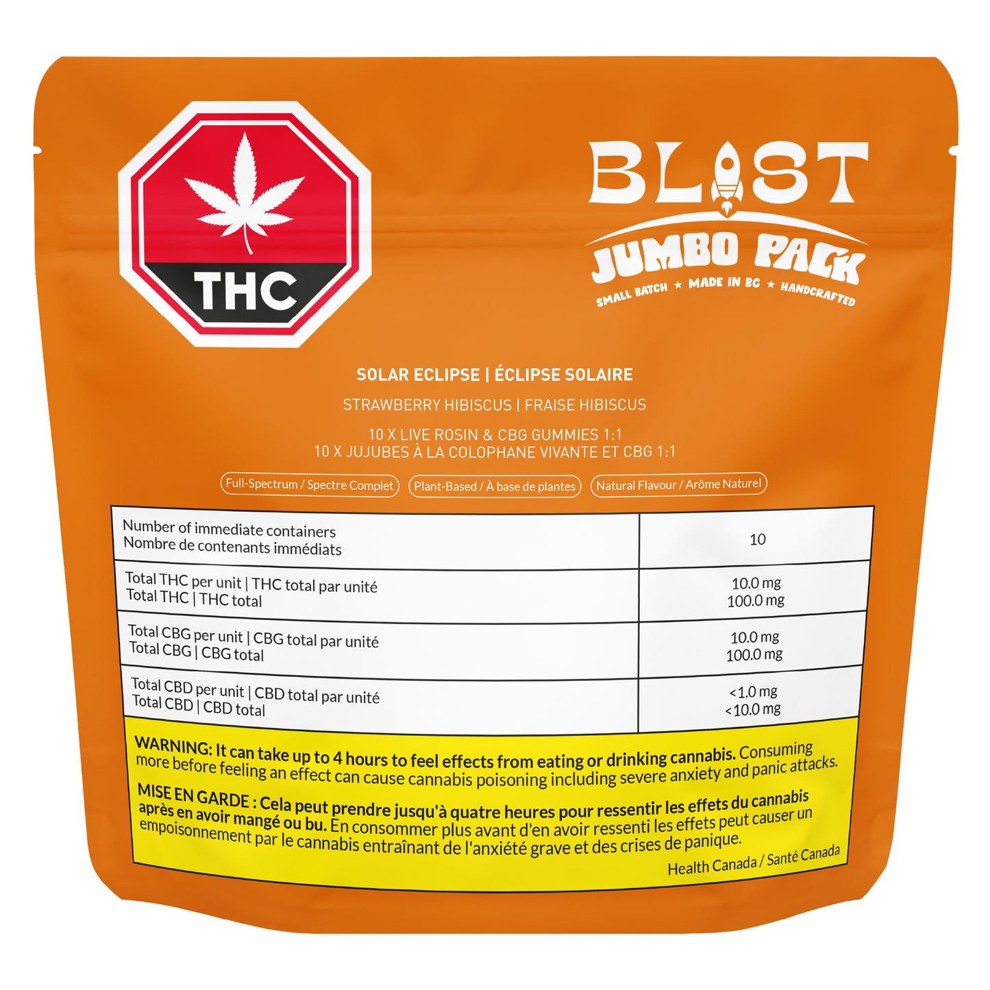 Jumbo Pack - Solar Eclipse CBG:THC Live Rosin