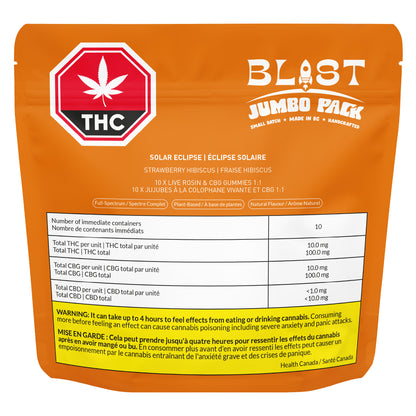 Jumbo Pack - Solar Eclipse CBG:THC Live Rosin