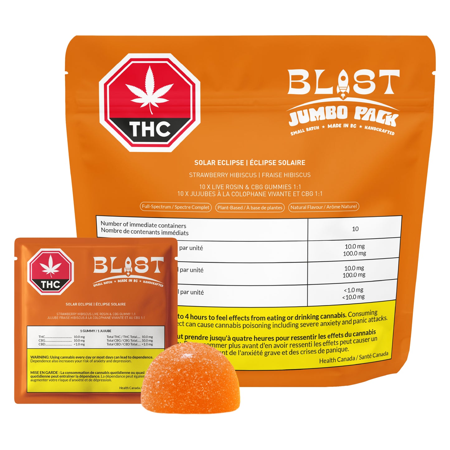 Jumbo Pack - Solar Eclipse CBG:THC Live Rosin