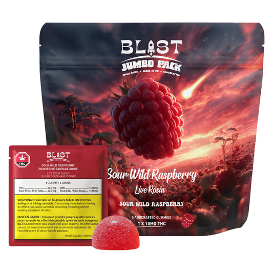 Jumbo Pack - Sour Wild Raspberry Live Rosin