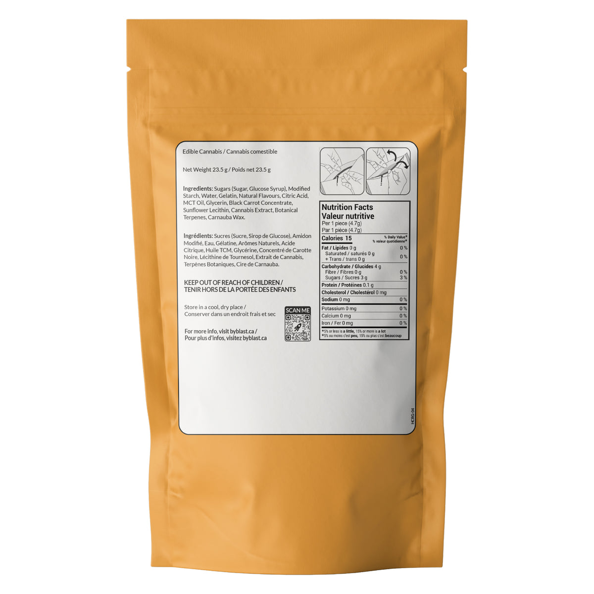 Ruby Grapefruit - Live Rosin Taffy Chewz CBG:THC 5:1